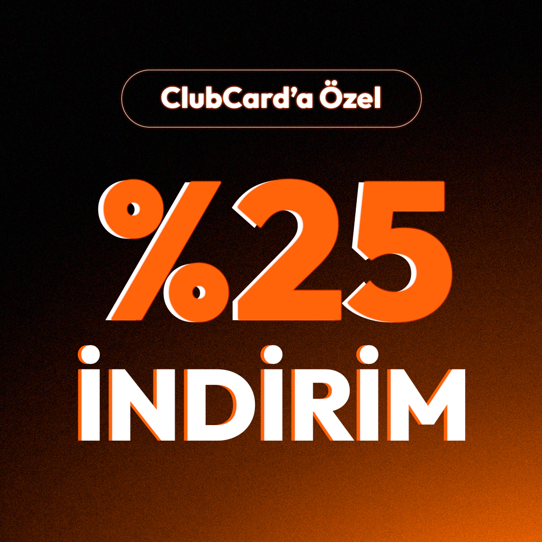%25 İndirimli Clubcard’a Özel