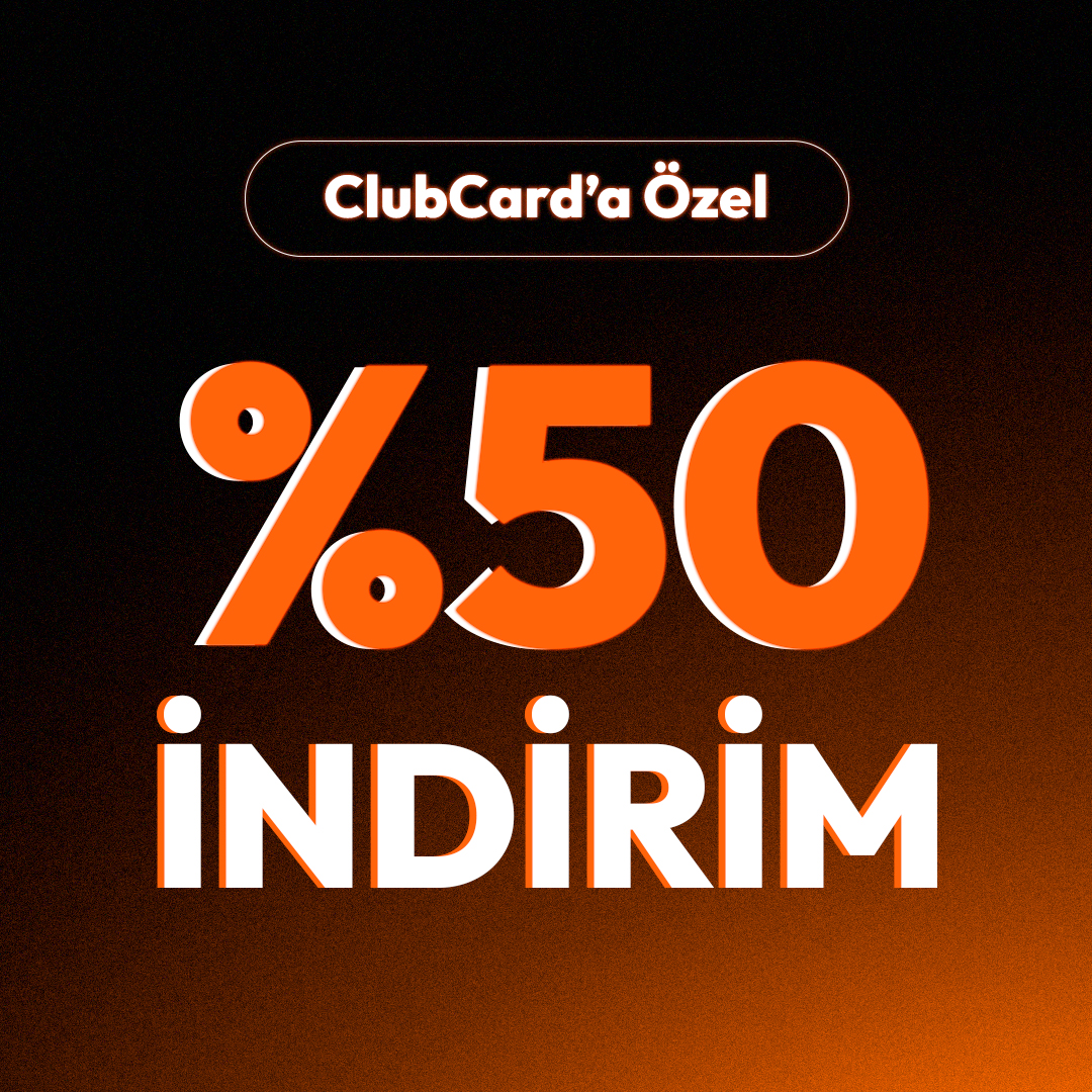 %50 İndirimli Clubcard'a Özel