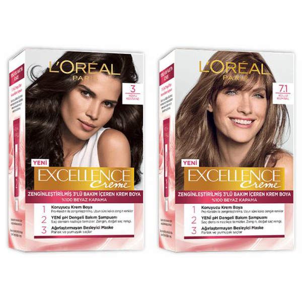 EXCELLENCE SAÇ BOYASI ÇEŞİTLERİ