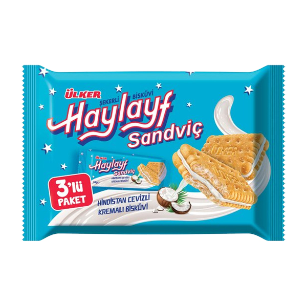 ÜLKER HAYLAYF KREMALI 3x84 GR