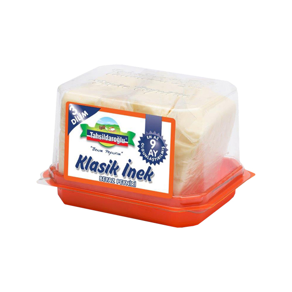 TAHSİLDAROĞLU KLASİK DİLİMLİ İNEK BEYAZ PEYNİR 450 GR 