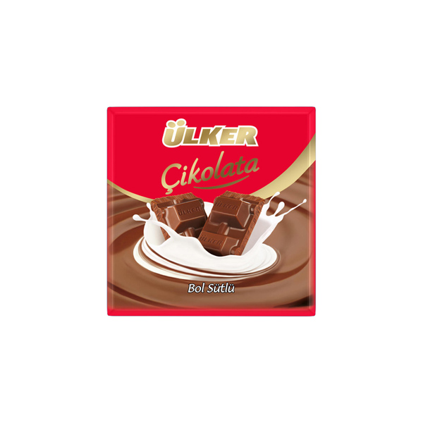 ÜLKER ÇİKOLATA SÜTLÜ KARE 60 GR