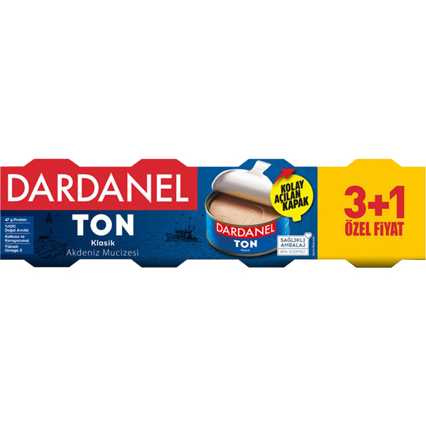 DARDANEL TON BALIĞI 4x75 GR