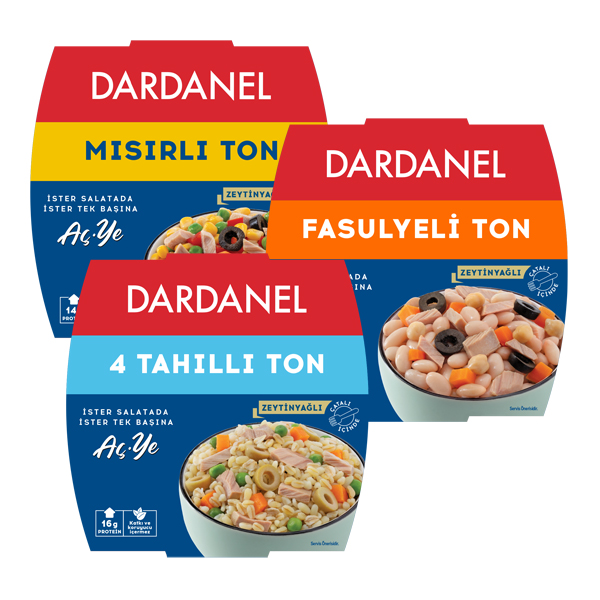 DARDANELTON AÇ YE HAZIR YEMEK ÇEŞİTLERİ 160 GR 