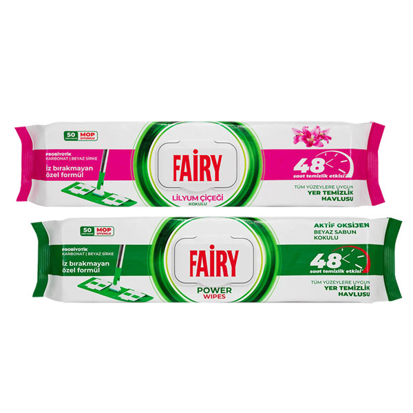 FAİRY YER TEMİZLİK HAVLUSU 50'Lİ