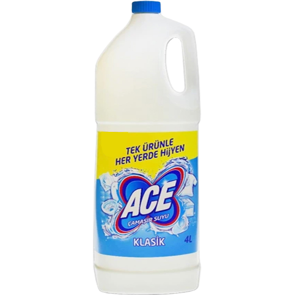 ACE ÇAMAŞIR SUYU 4 LT *KLASİK