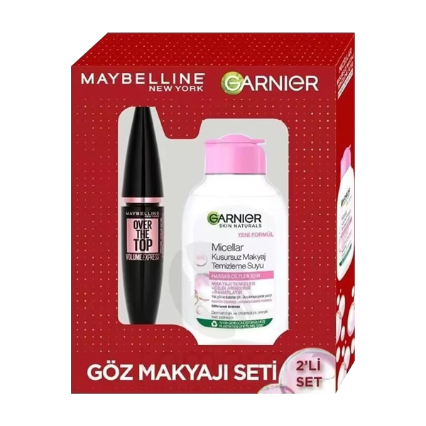 MAYBELLINE MASCARA OVER THE TOP+MAKYAJ TEM. 100 ML