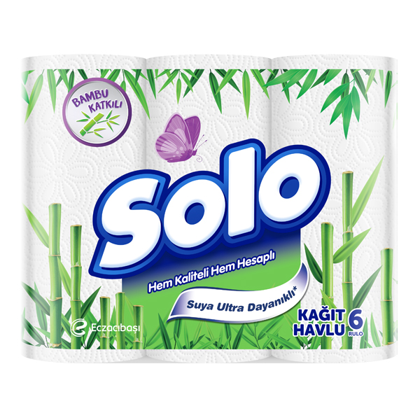 SOLO HAVLU 6’LI *BAMBU KATKILI