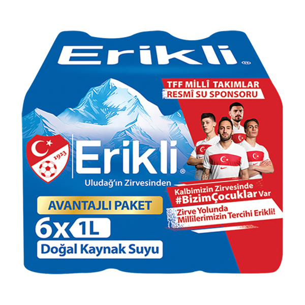 ERİKLİ SU 6 x 1 LT 