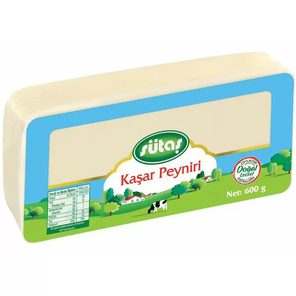 SÜTAŞ KAŞAR PEYNİRİ 600 GR