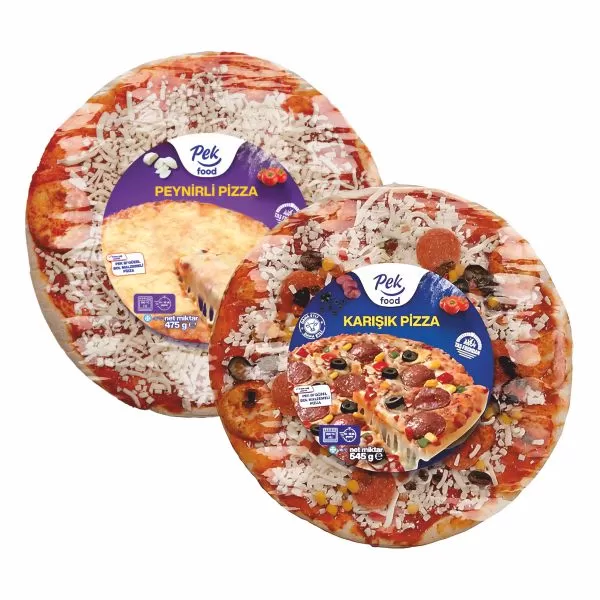 PEK GIDA *PEYNİRLİ PİZZA 475 GR *KARIŞIK 545 GR