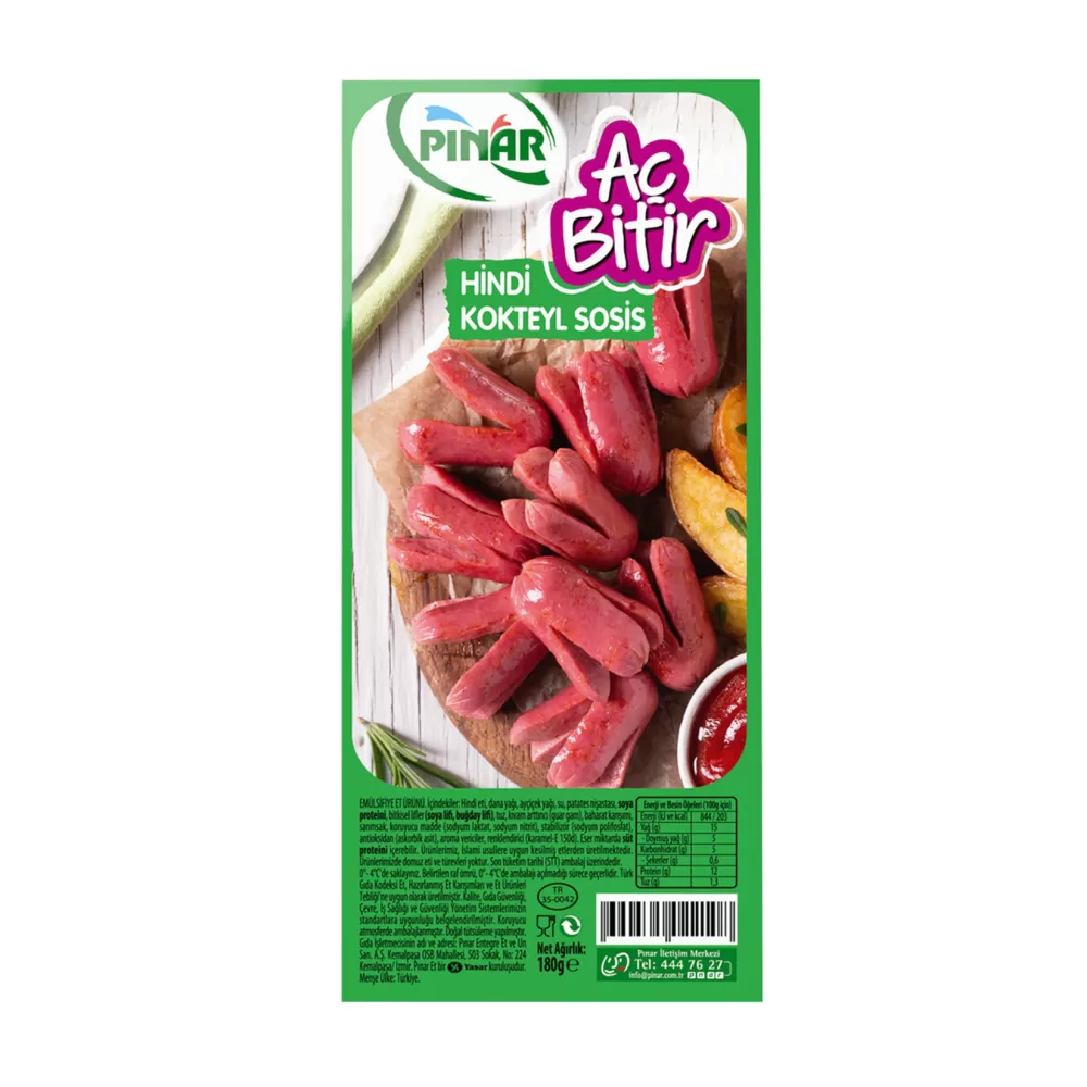 PINAR AÇ BİTİR HİNDİ SOSİS 180 GR