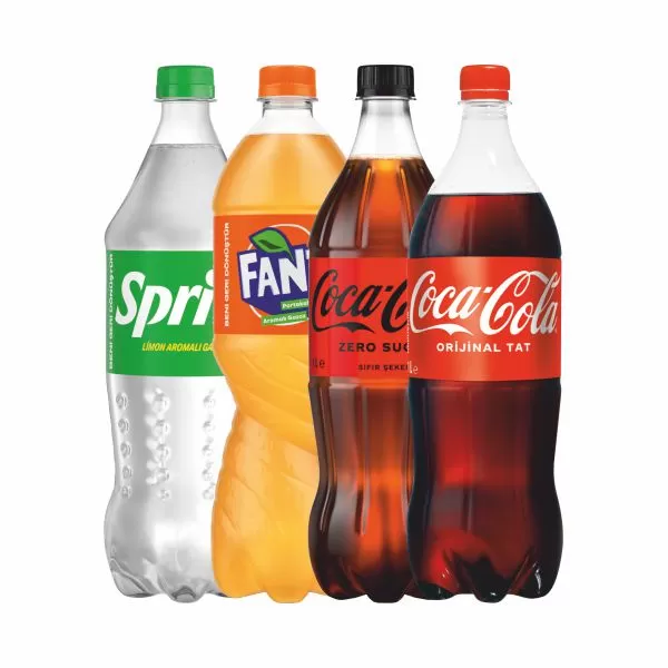 COCACOLA/COCA COLA ZERO/FANTA/SPRİTE 1 LT ÇŞT.