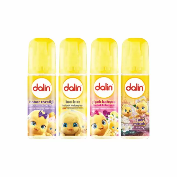 DALİN KOLONYA 150 ML *BICI BICI *ÇİÇEK *BAHAR *PERİ MAS.